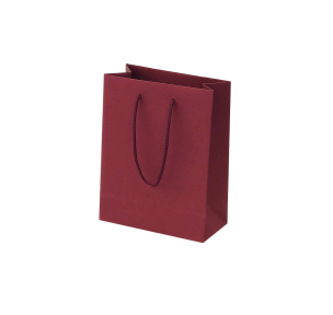Bordeaux paper bags with fabric handles