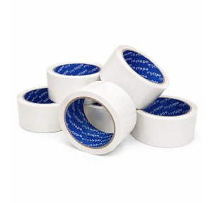 White solvent packing tape