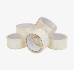 Transparent acrylic packing tape