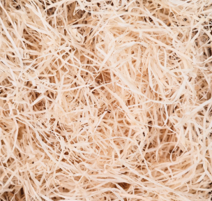 Wood shavings for decoration