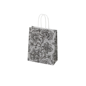 Design bag with twisted handles