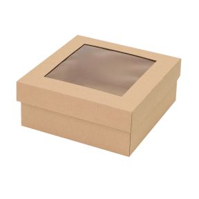 Коробка из микрогофрокартона с окном